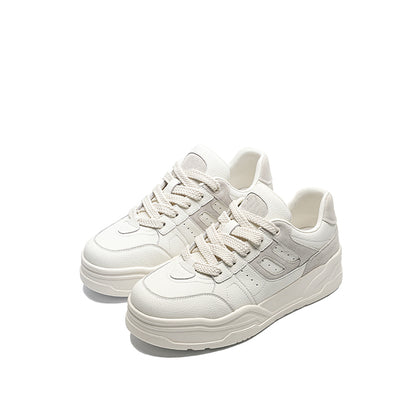 Versatile simple non-slip low-cut white shoes for couples, same style for men and women